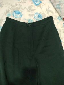 Classic Black Wide-Leg Pants (size- 29-30)