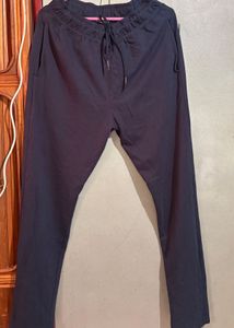 Navy Blue Casual Trousers