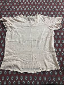 Light Pink Eyelet T-Shirt