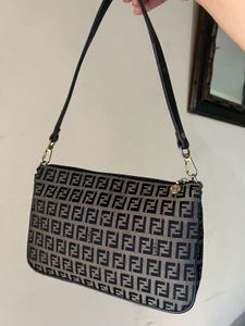 Vintage Fendi Zucca Monogram Shoulder Bag