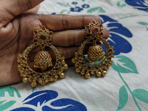🎁 PRICE DROP!!!! ~ 1 GRAM Gold Elegant Jhumkas