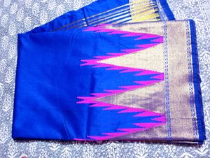 Blue Silk Saree