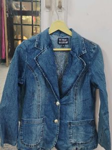 Denim Blazer Jacket