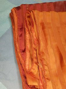 Elegant Orange Saree