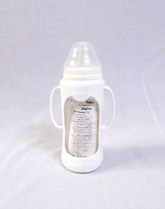 Giggles 210ml Glass Feeding Bottle Dual Handles BP