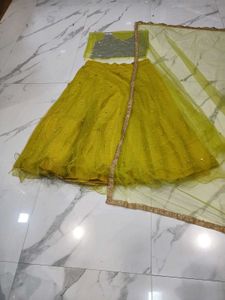 Stunning Yellow Lehenga Choli