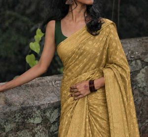 Pure Soft Kanjivaram Silk Saree Banarasi Style