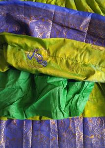 New Beautiful Green Silk frock