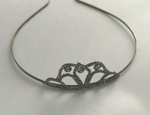 Tiara Headband, Bracelet and black purse