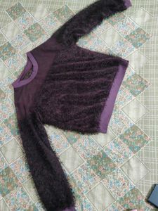 Purple Long Sleeve Top