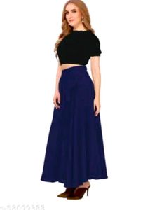 Stylish Navy Blue Palazzo Pants