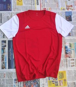 Adidas Red & White T-Shirt