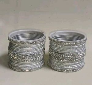 Sparkling Rhinestone Bangles set
