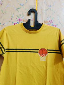 🇳🇿💫🎀Boys Yellow Graphic T-Shirt