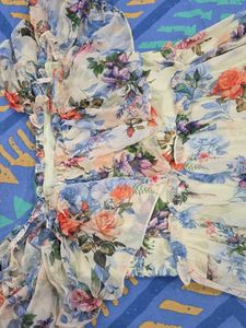 Floral Tiered Off-Shoulder Maxi Dress