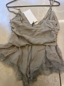 zara lacy top new