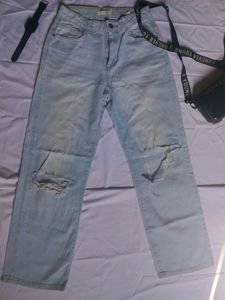 Straight Rough Jeans ( Woman)