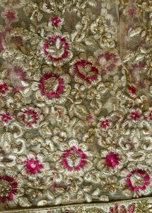 Embroidered Net Saree