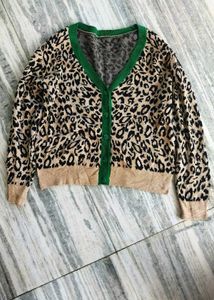 Leopard Print Cardigan