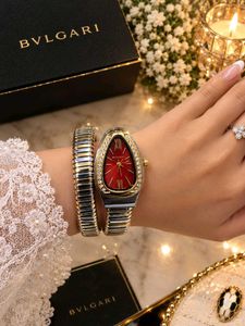 Elegant Gold Bvlgari Watch with Diamond Accents