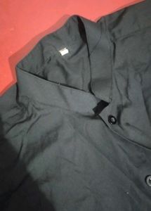Men's Black Long Sleeve Shirt