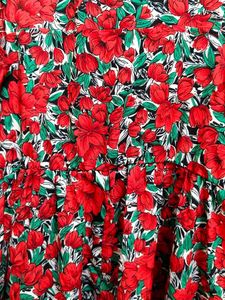Red Floral Maxi Dress