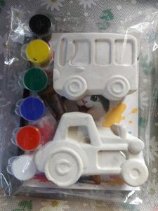 DIY Paintable Toy Set
