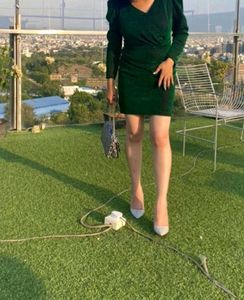 Sparkling Green Party Dress