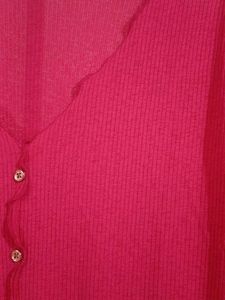Cute Pink Button-Up Cropped Top