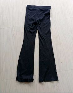 H&amp;M ribbed Black Flare Pants