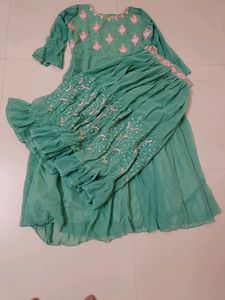 New Fancy Women Gown with 3 Type Wear Dupatta
