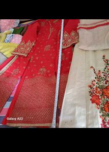 Beautiful Red Embroidered Kurta