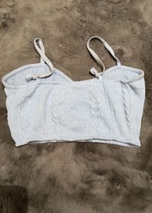 Light Blue Knit Cami Top