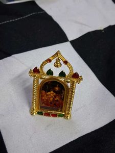 Exquisite Golden temple shape Vaishno Mata picture