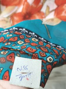 Simple Floral Saree