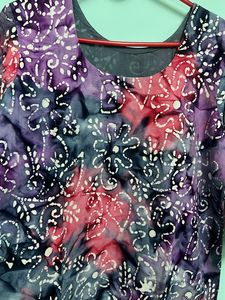 Vibrant Batik Print Kurta