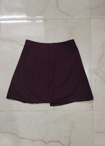 PRINTESTY Stylish A-line Skirt with Button Detail