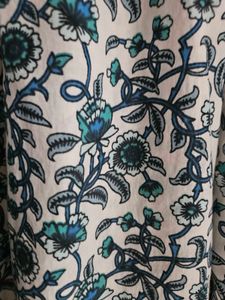 Block printed maxi dress