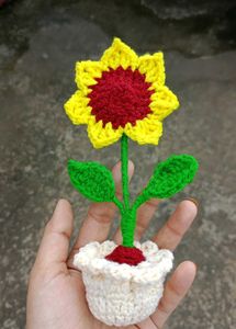 Handmade Crochet Sunflower