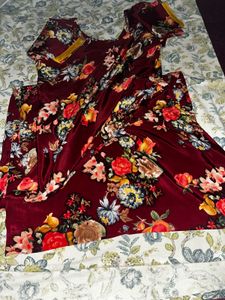 Multicolour crepe suit ( kurti)