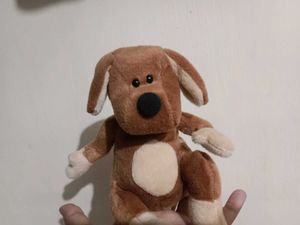 Cute Brown Dog Plush Toy