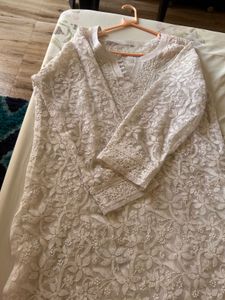FIXED PRICE- White Chikankari Kurta