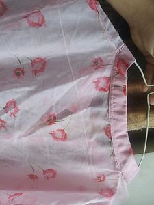 Sheer Floral Print Kurta
