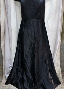 I. Elegant Black Off-Shoulder Gown