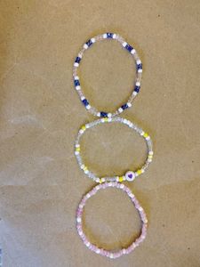 5 Boho Beaded Bracelet Set