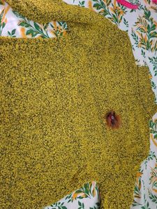 Cozy Yellow Turtleneck Sweater