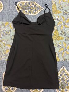ZARA - Chic Black Spaghetti Strap Mini Dress