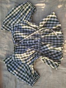 Gingham Crop Top 🎀