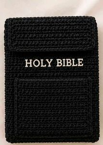 Handmade Crocheted "HOLY BIBLE" Cover 2 set