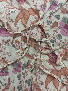 Floral Print Cotton Kurta